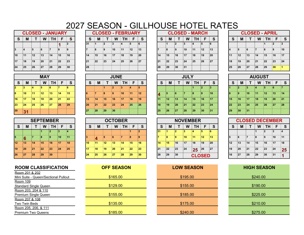 Room Rates